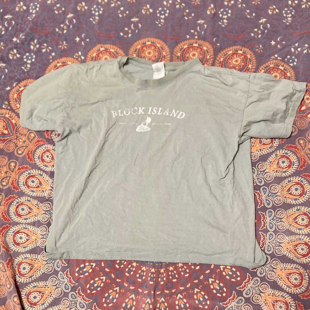 Block Island Light Green T-Shirt